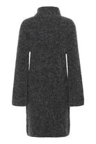Gestuz AlphaGZ Rollneck Dress Charcoal Melange - hvittrad.no