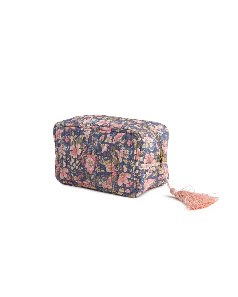 Cosmetic Bag Linen Wildflowers