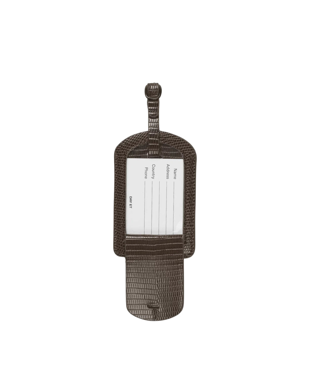 Day Exotic Luggage Tag Coffee Bean