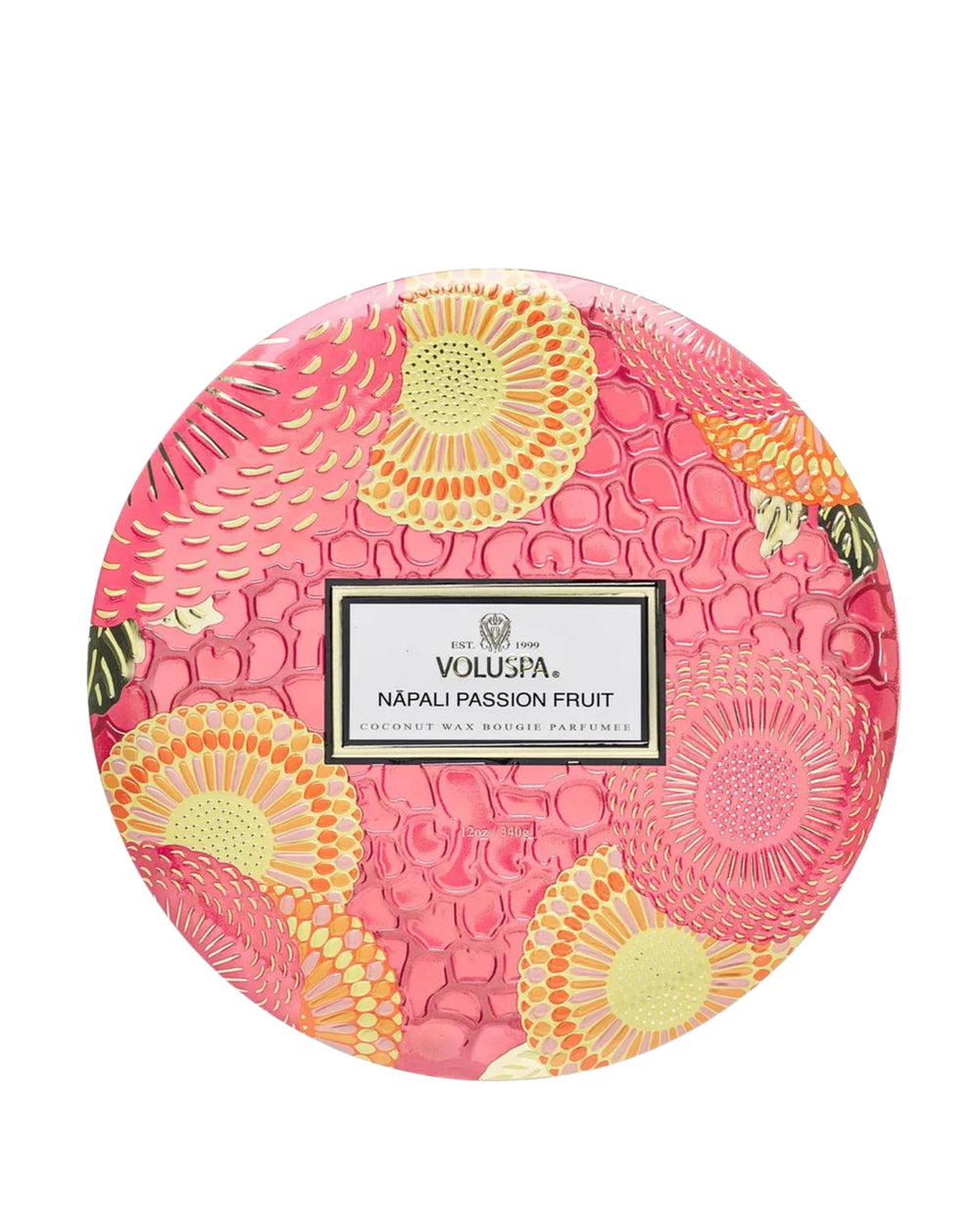 3 Wick Tin Candle 340G 40T Napoli Passion Fruits