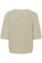 Gestuz AlphaGZ SS Tee Slit Melange - hvittrad.no