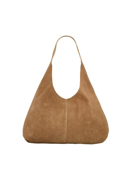 Suede Siena Bag Almond Brown