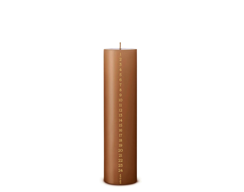 Kalenderlys Kubbelys Raw Toffee