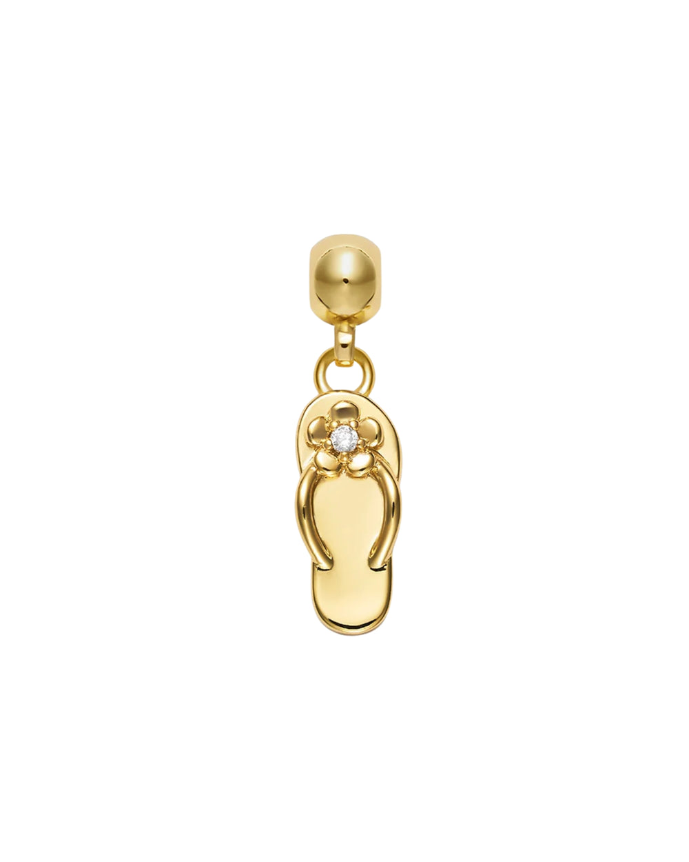 Flip Flop Charm Gold
