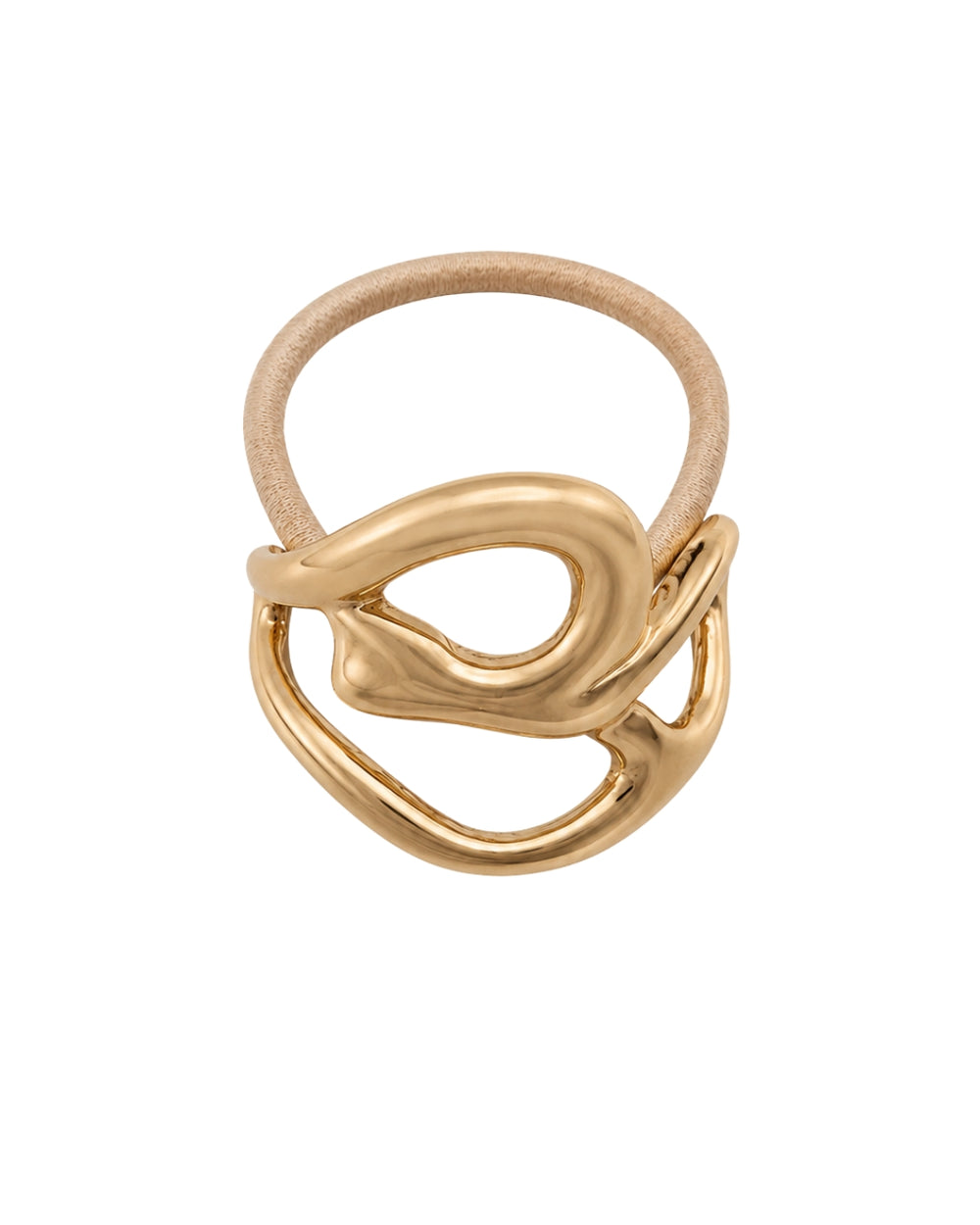 Flow Hair Tie Beige