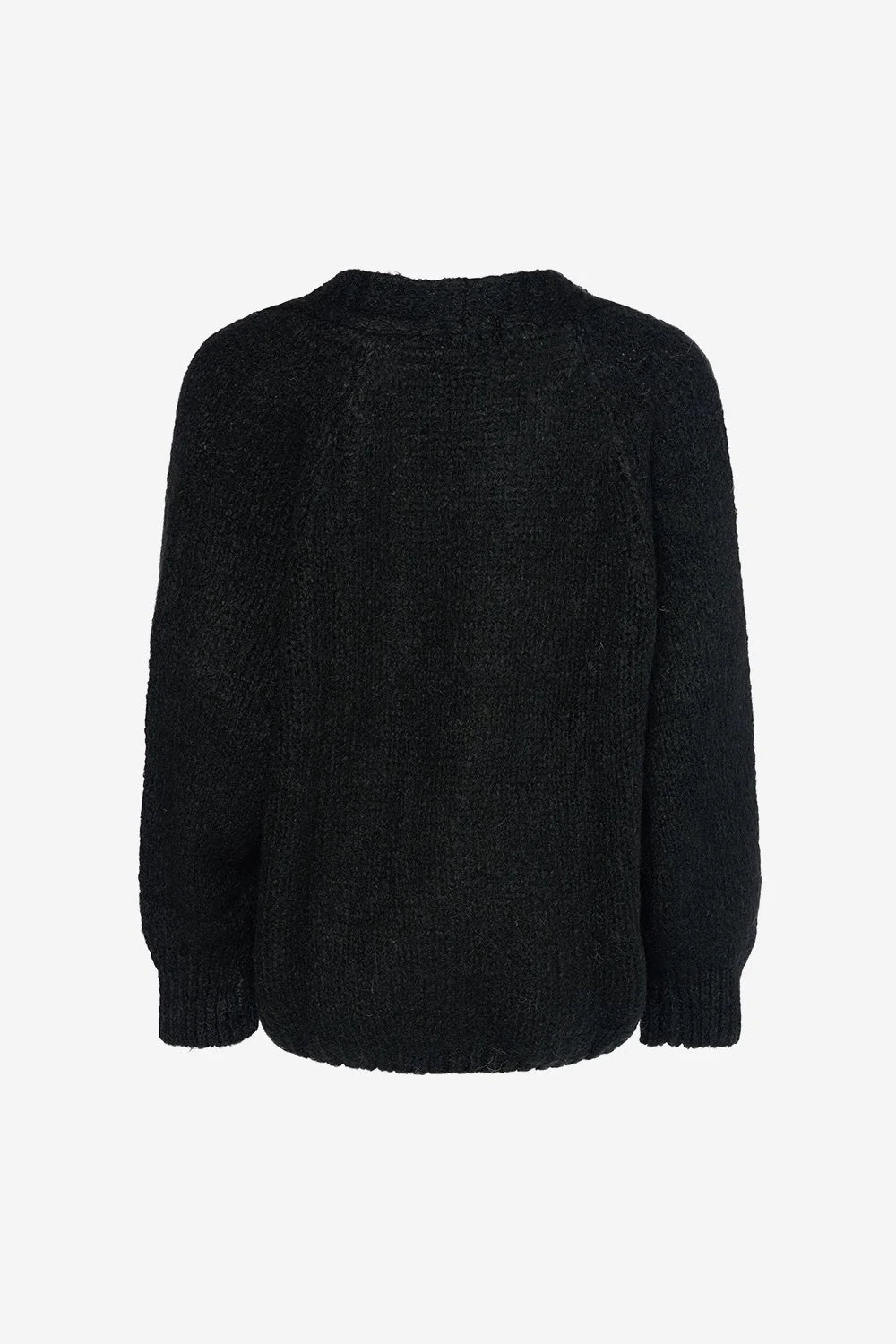 Noella Fora Knit Cardigan Black - hvittrad.no