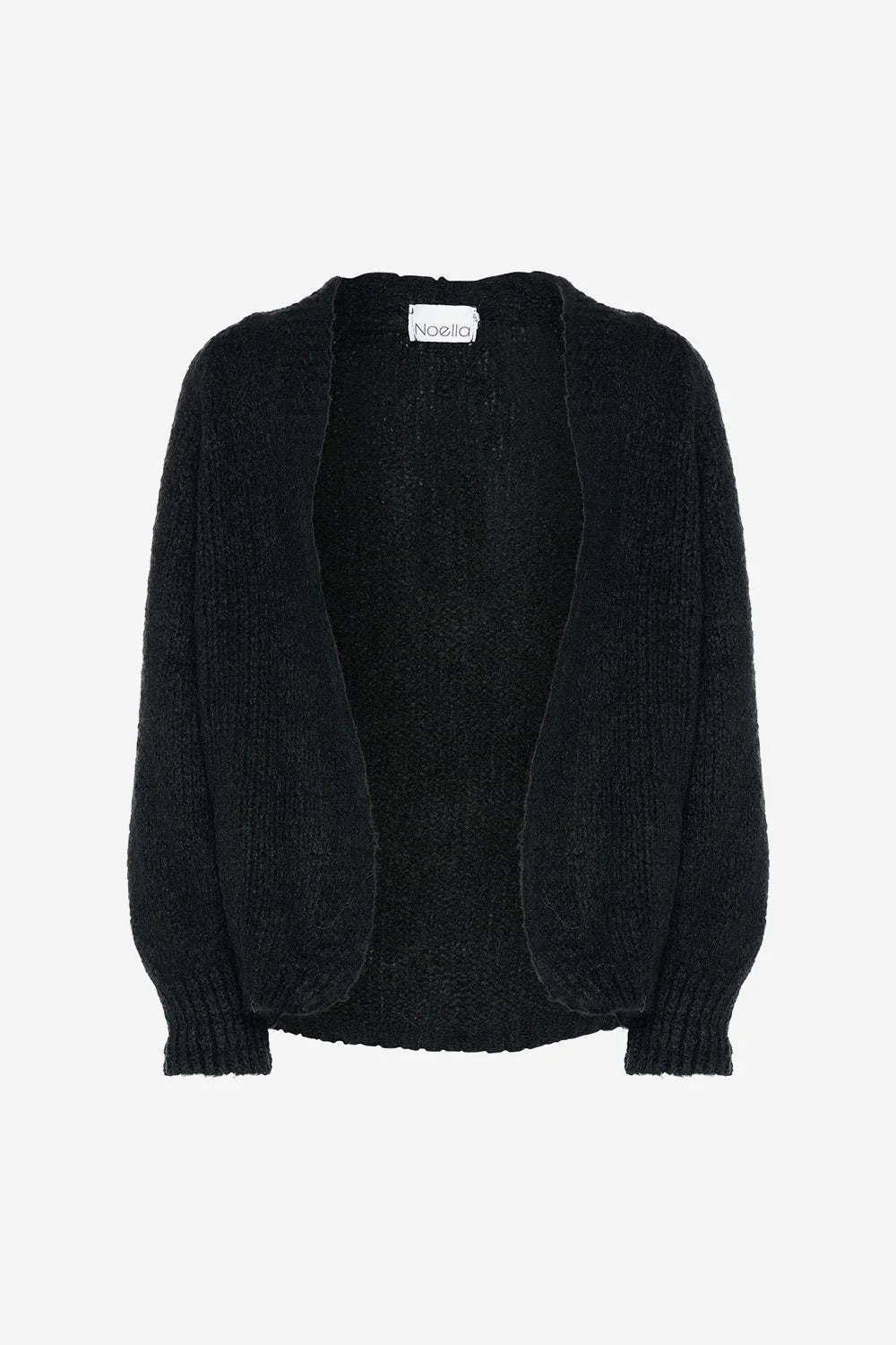 Noella Fora Knit Cardigan Black - hvittrad.no
