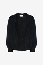 Noella Fora Knit Cardigan Black - hvittrad.no
