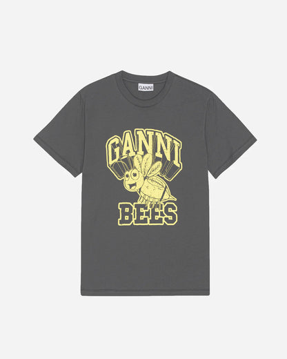 Basic Jersey Yellow Bee Relaxed T-shirt Volcanic Ash