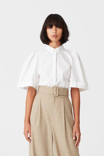 GESTUZ HALIOGZ OZ SHIRT BRIGHT WHITE