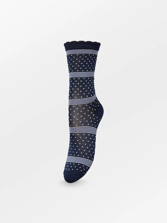 Mandi Visca Sock Navy Blazer