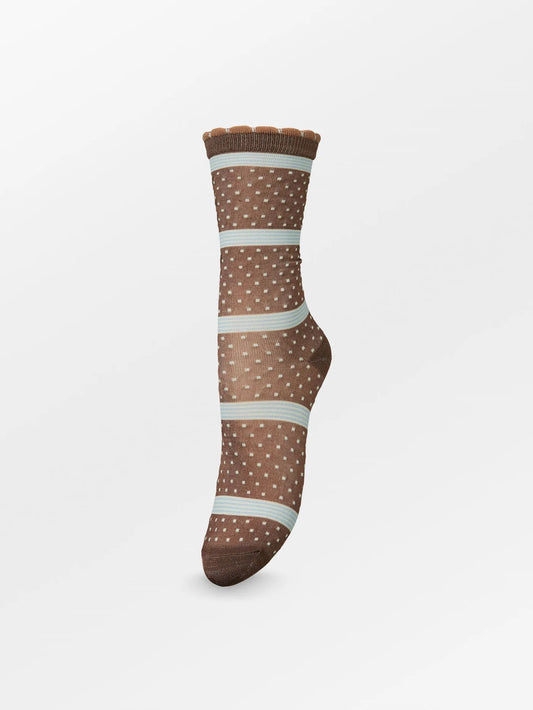 Mandi Visca Sock Acorn Brown