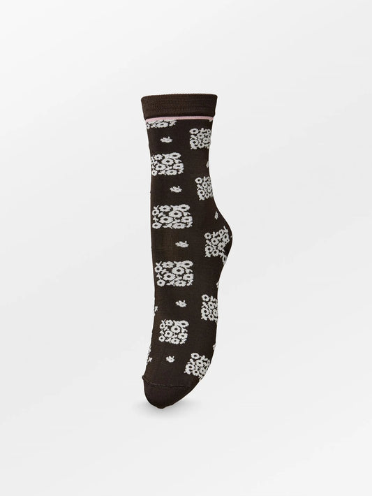 Mollie Visca Sock Hot Fudge Brown