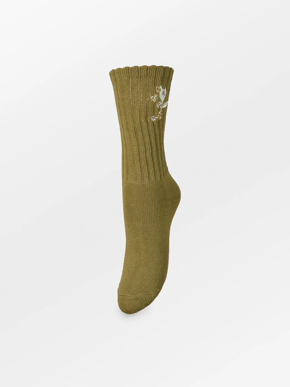 Rosy Cotta Sock Woodbine Green