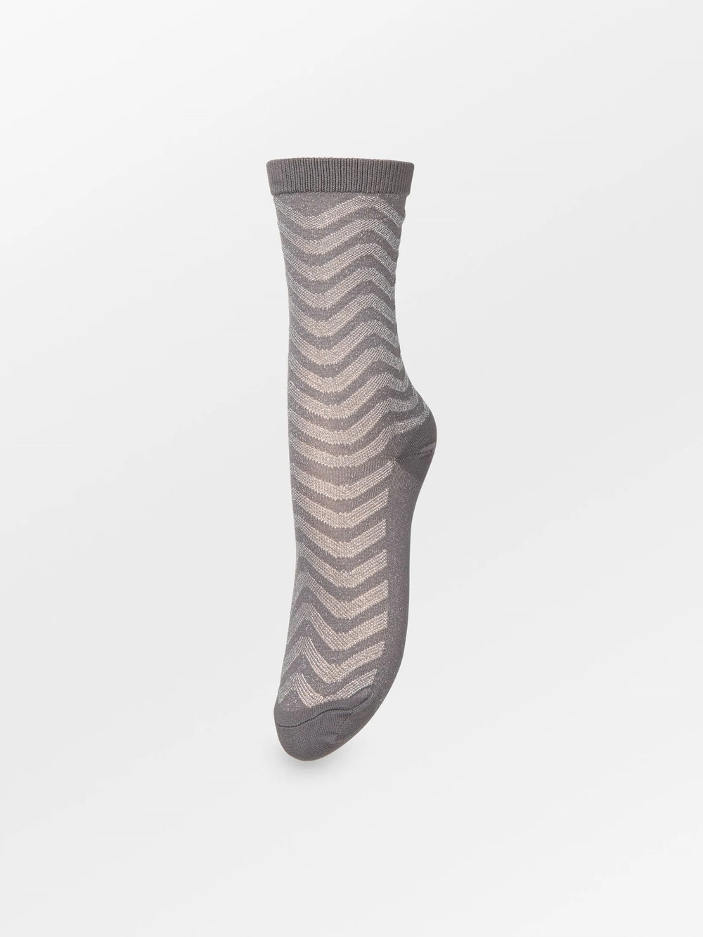 Mina Glitter Sock Smoked Gray