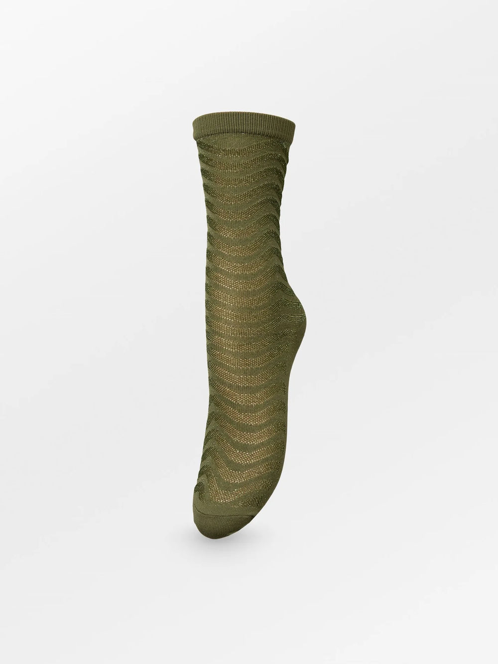 Mina Glitter Sock Cypress Green
