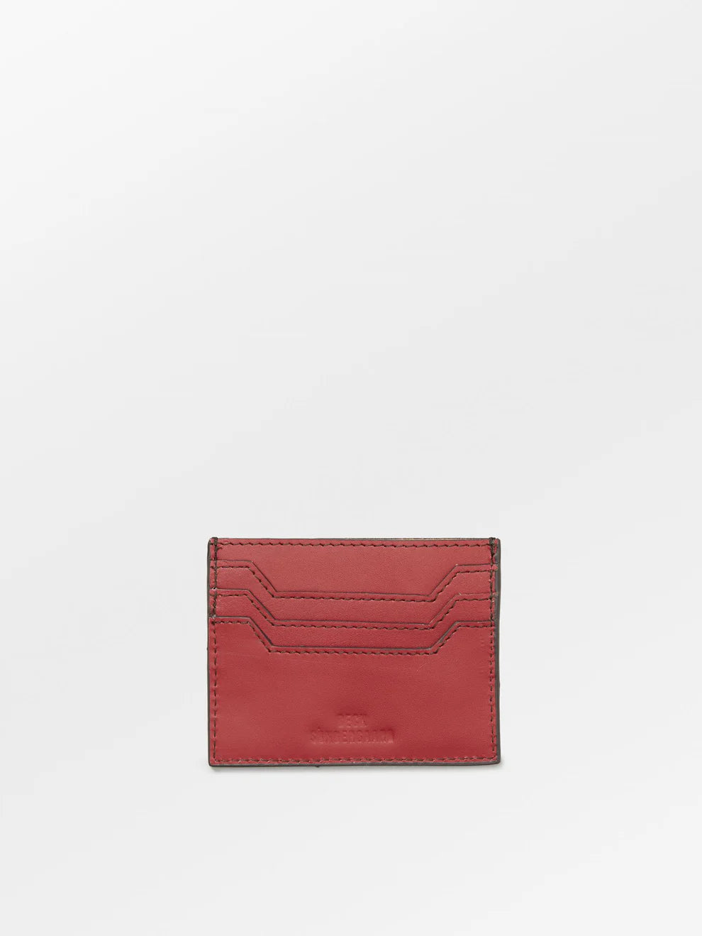 Beck Söndergaard Glossy Card Holder Dusty Cedar Red - hvittrad.no