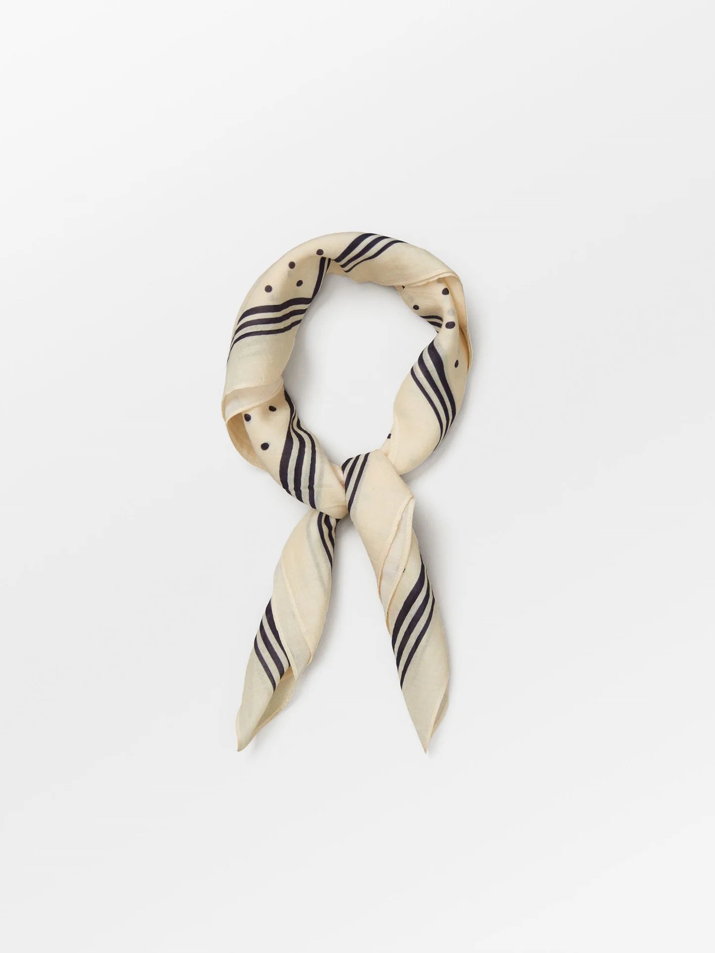 BECK SÖNDERGAARD Brombeere Cotta Scarf Black main image 1