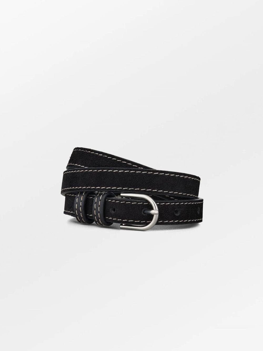 Suede Zoe Belt Black