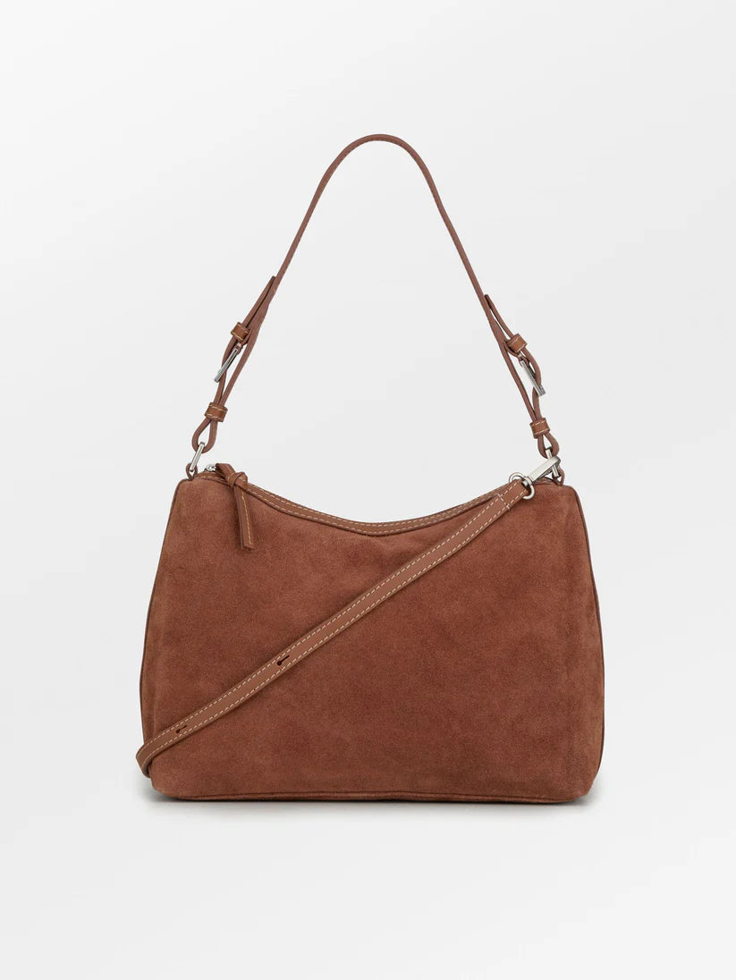 Suede Ginni Medi Bag Brown Tortoise Shell