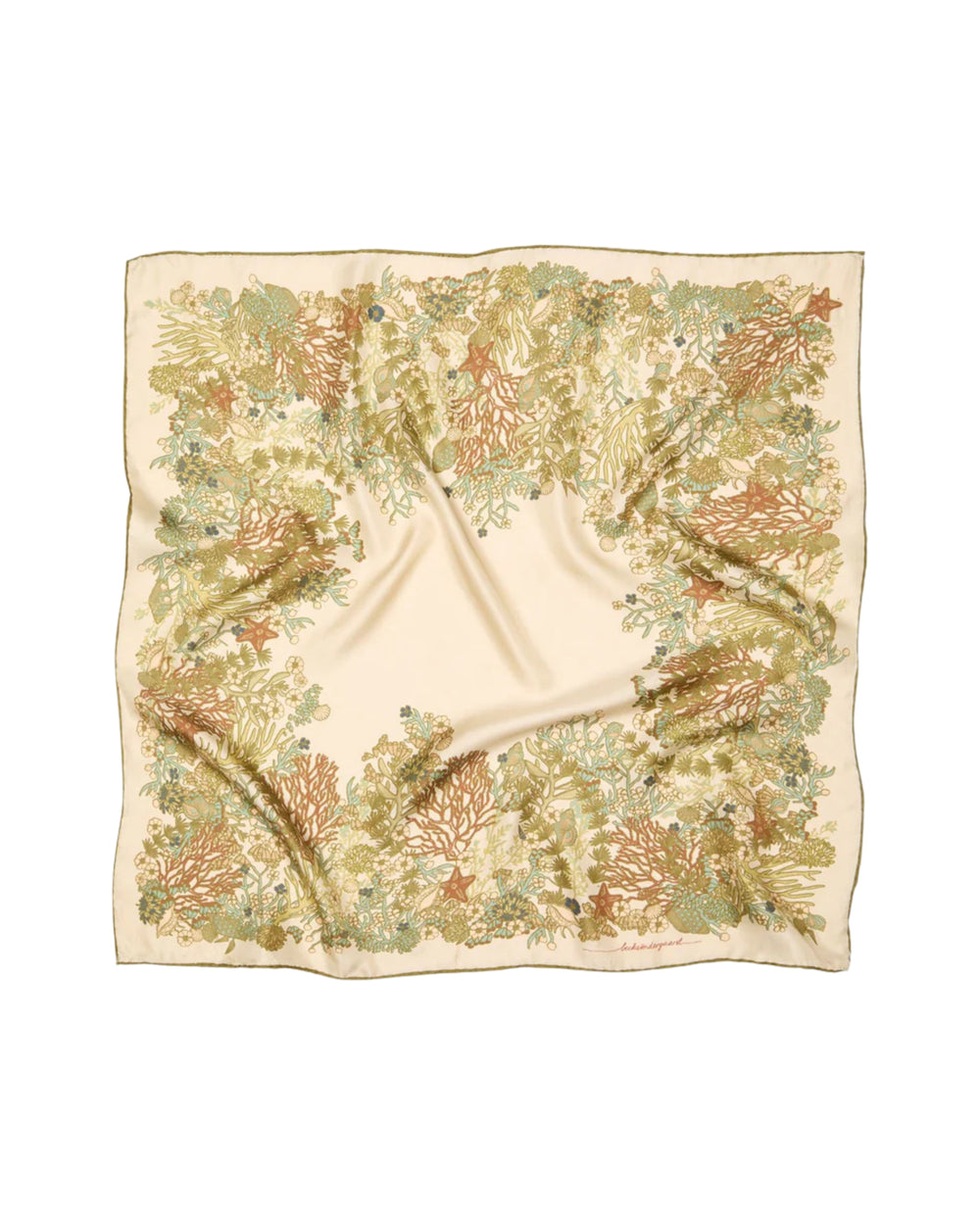 Corallo Sia Scarf Green Moss