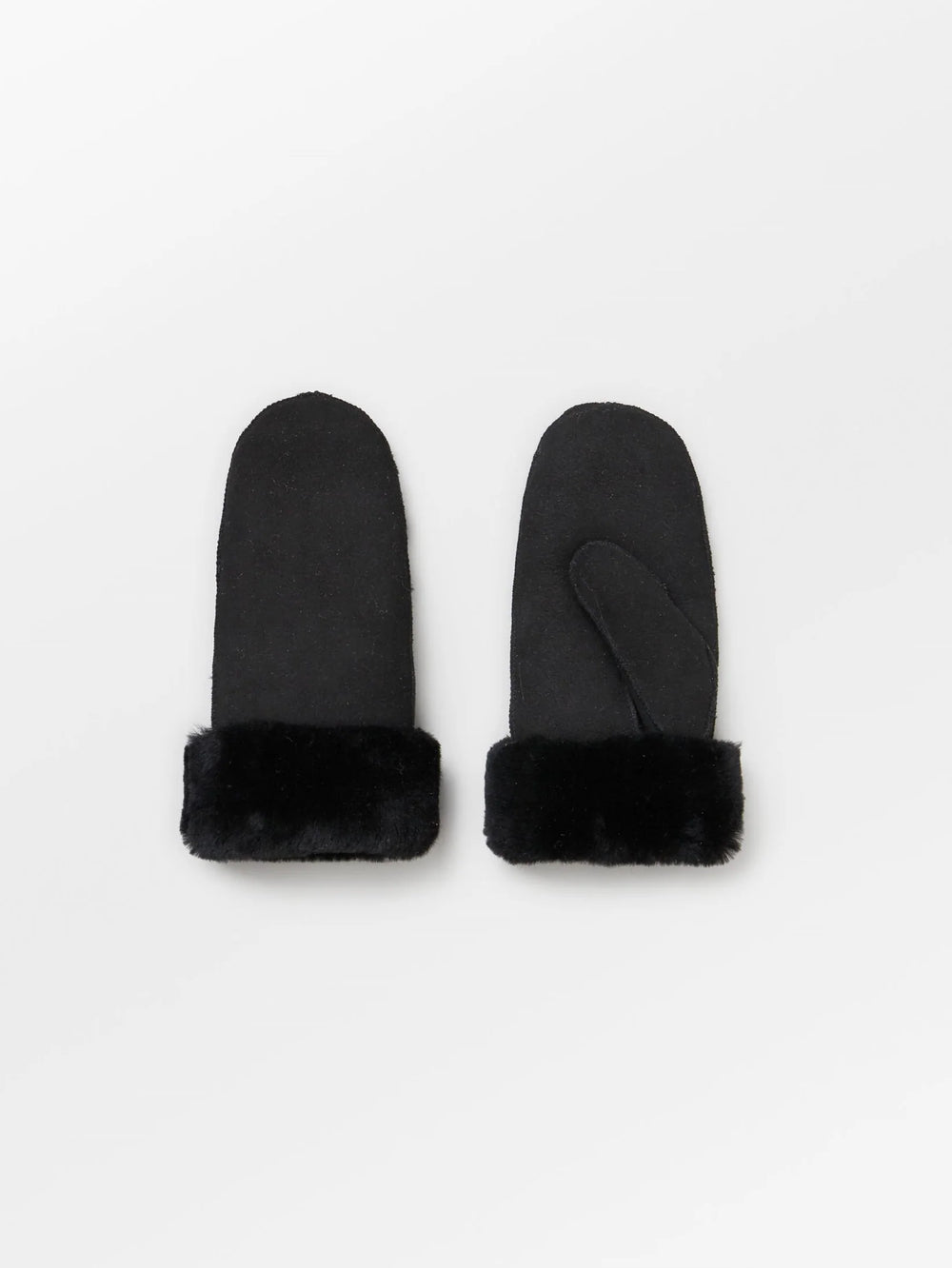 Dora Shearling Mitten Black