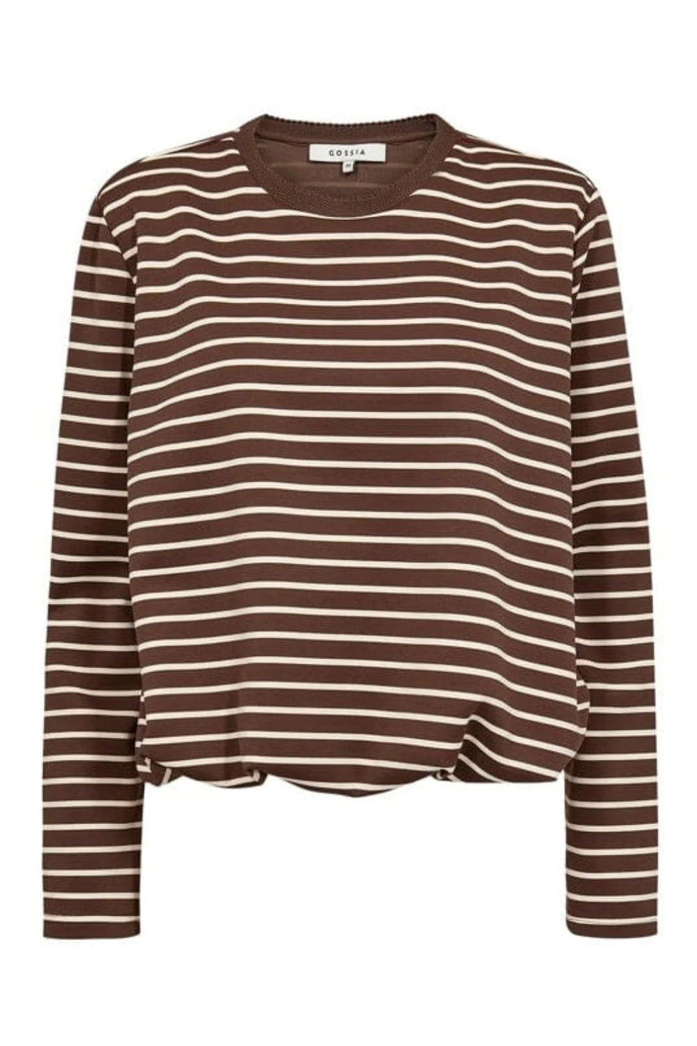 KinneGO Blouse Brown Stripes