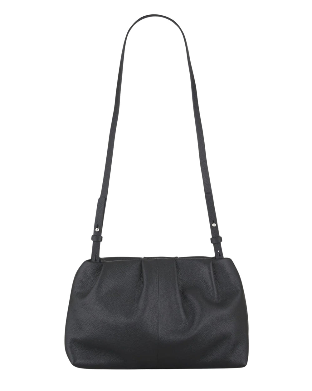 Grain Small Clutch Bag Black