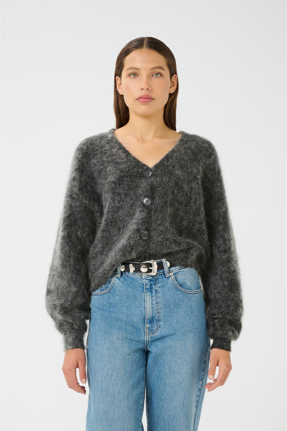 GZDebbie Cardigan NOOS Charcoal Melange