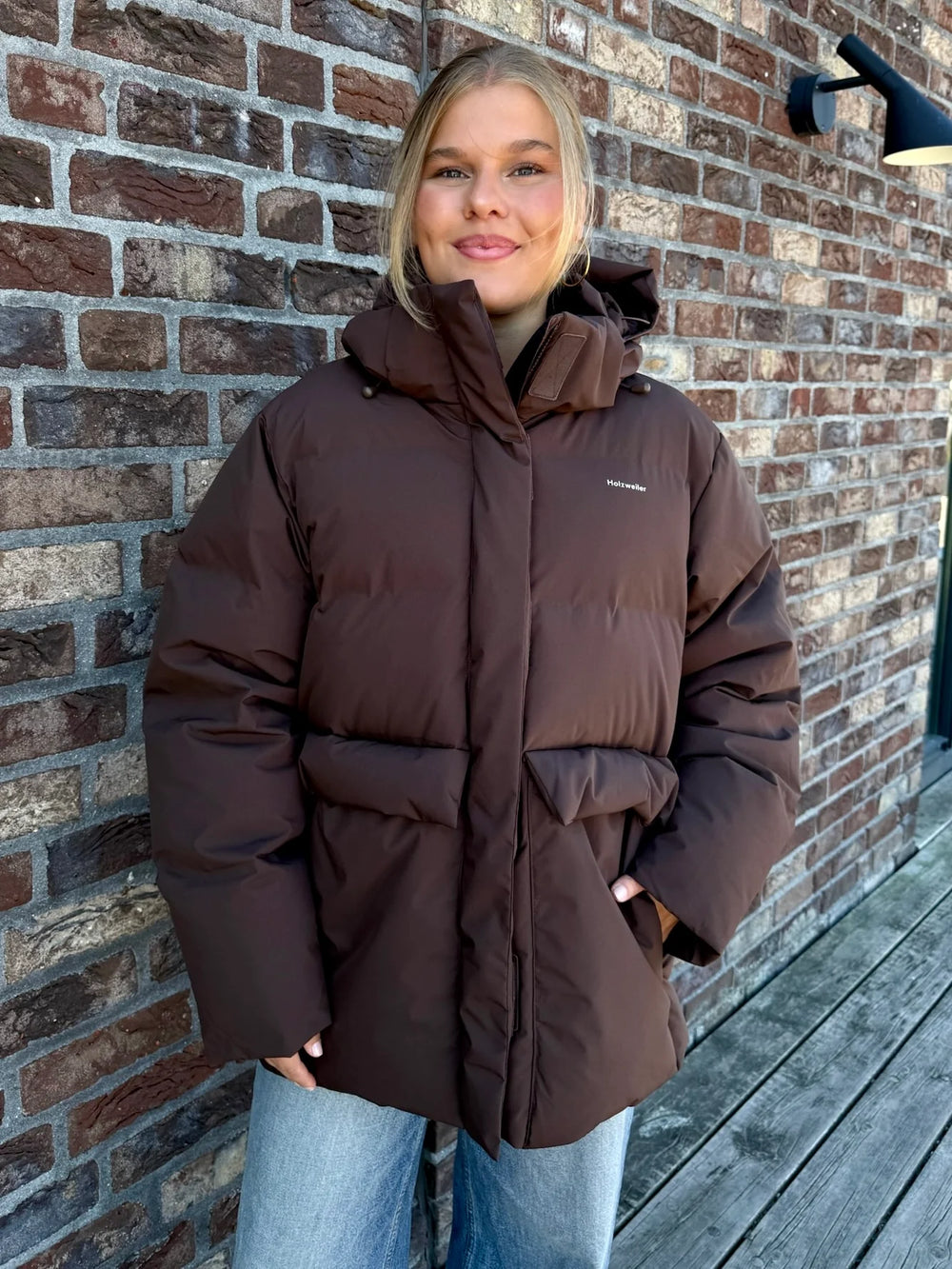 Besseggen Down Jacket Dk. Brown