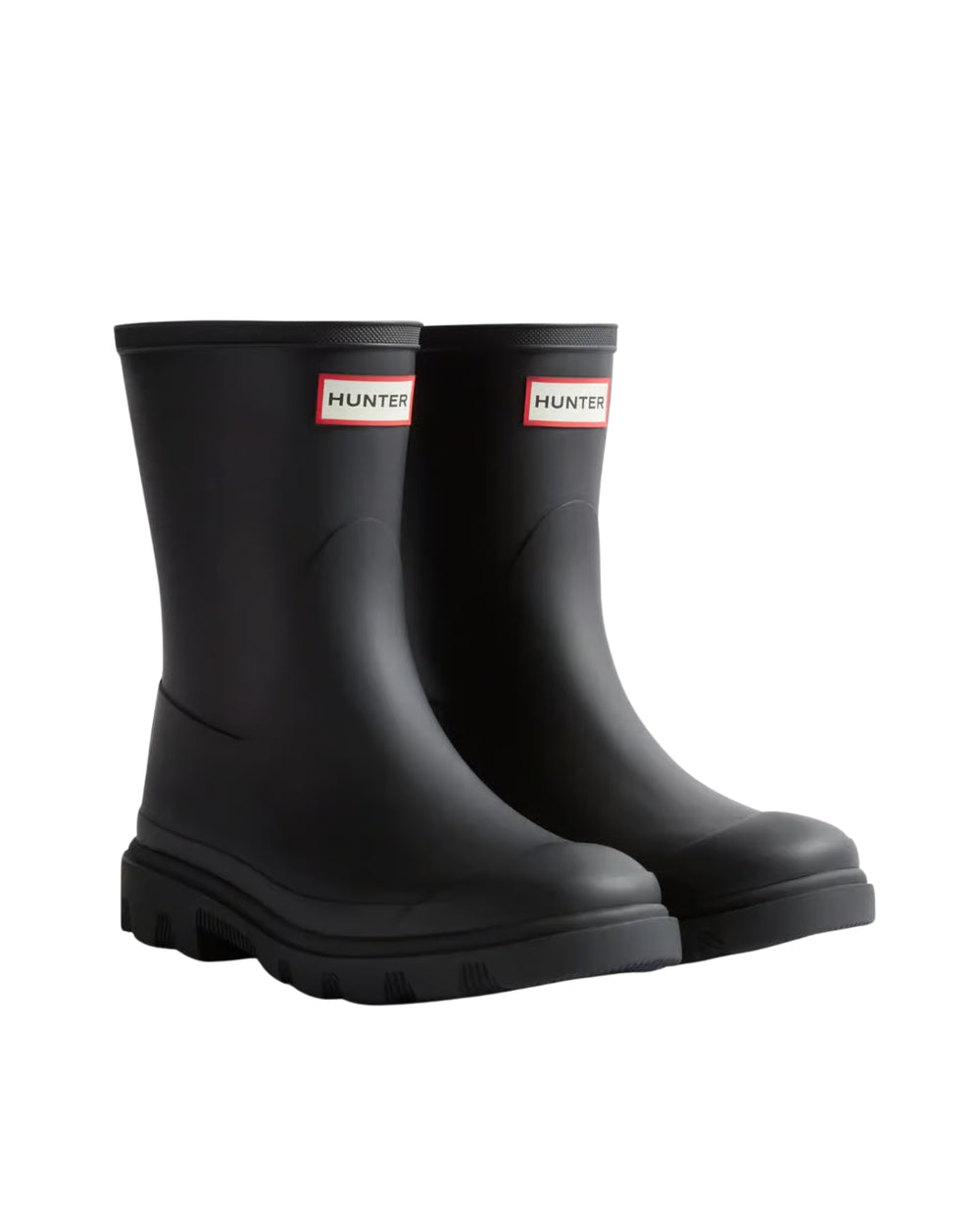 Hunter Unisex Downpour Short Boot Black