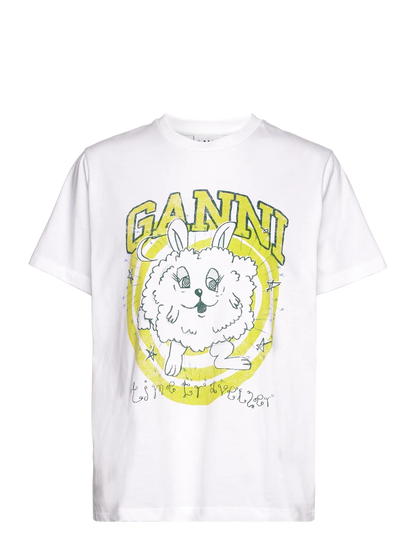 Basic Jersey Bunny Relaxed T-shirt Bright White