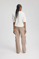 Gestuz AlphaGZ SS Tee Ivory - hvittrad.no