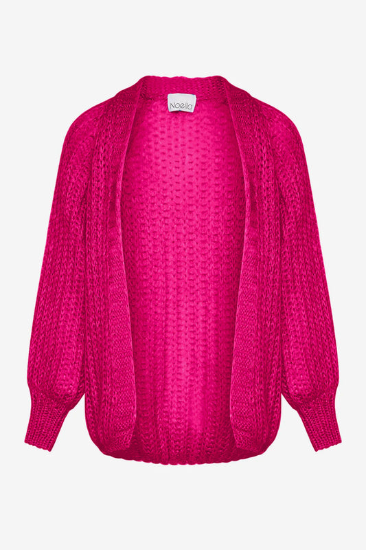 Joseph Cardigan Solid Dark Pink
