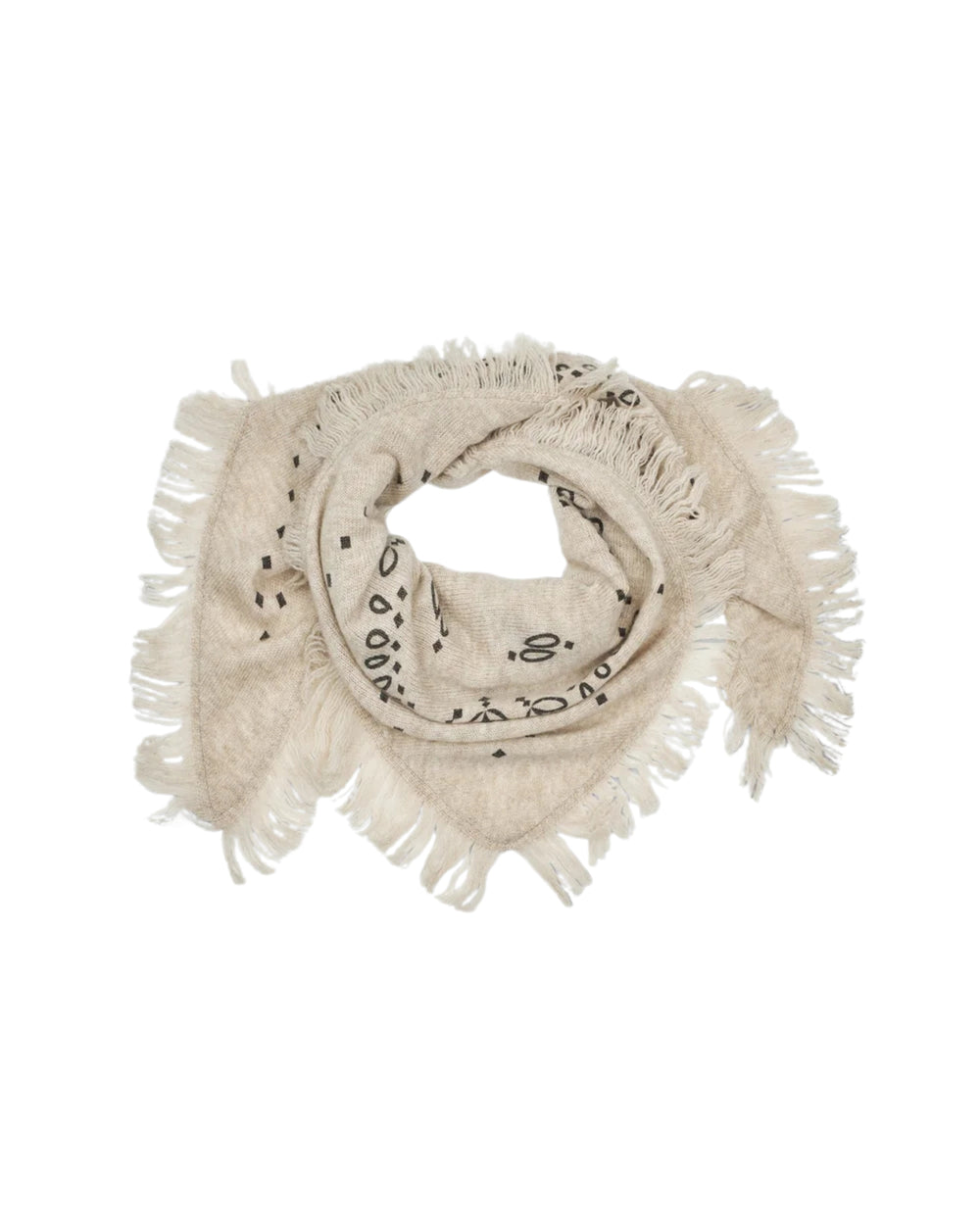 Jucca Knit Scarf Light Beige Melange
