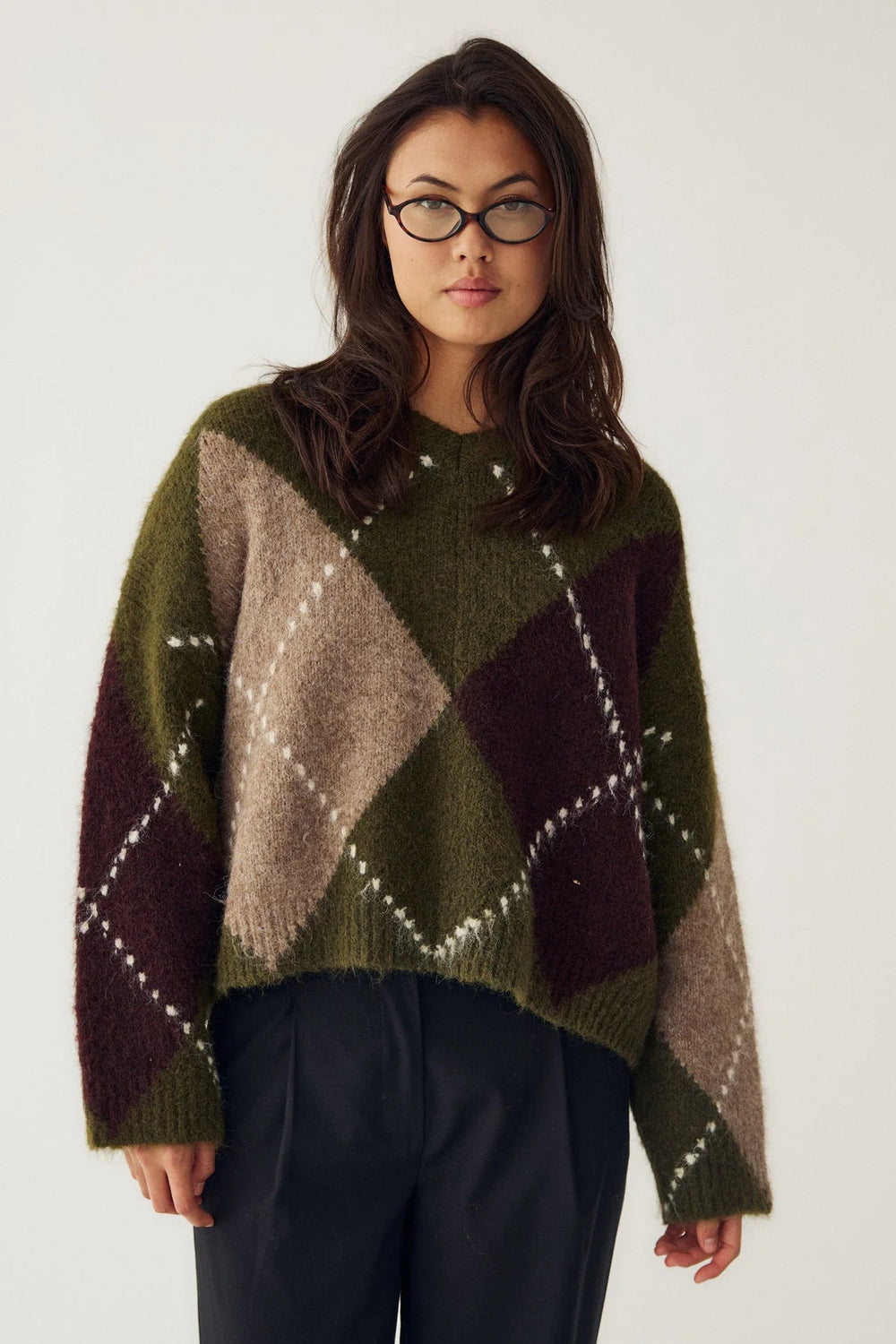 Lai Knit Avocado Green Mix