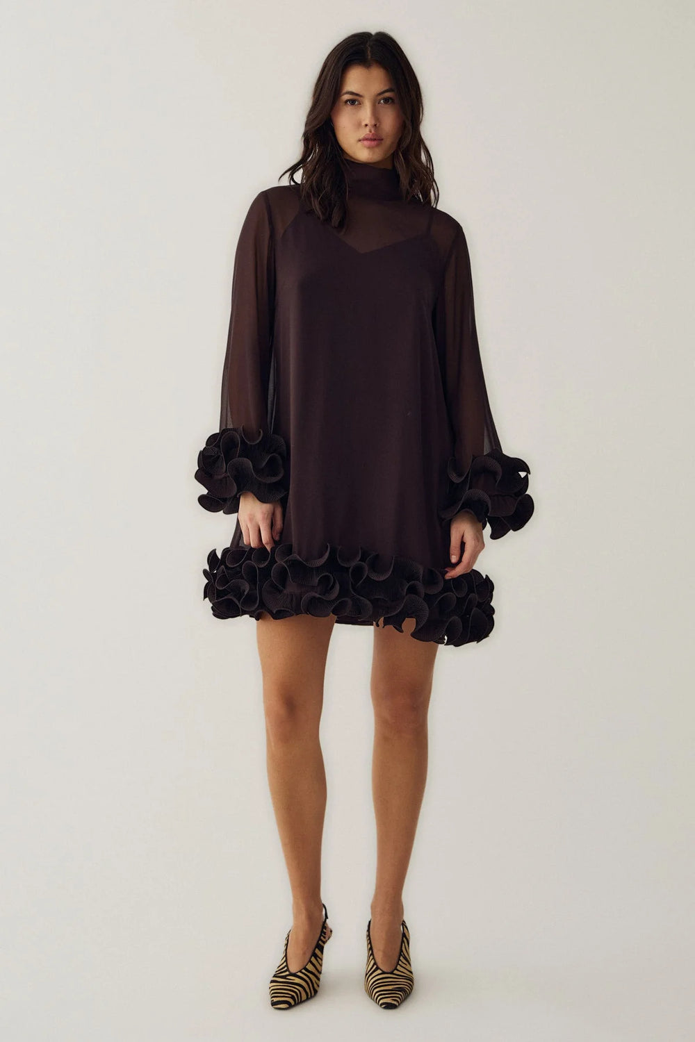Latania Dress Chocolate