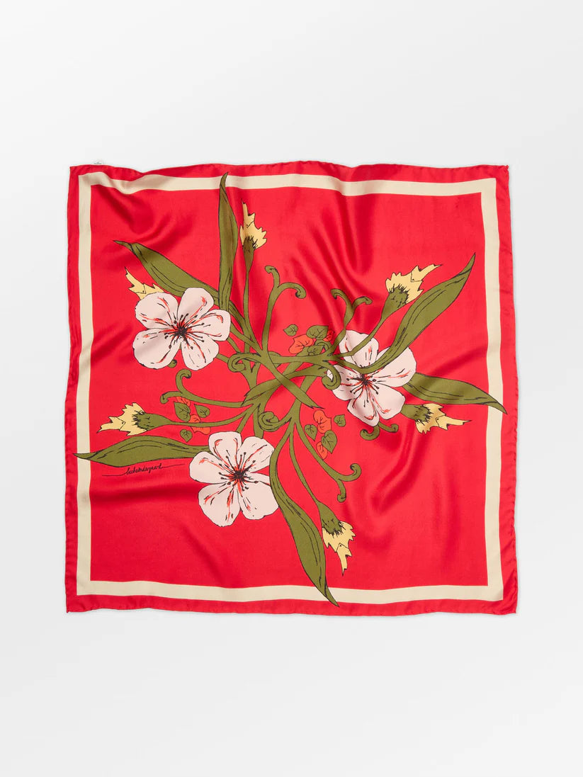 Magna Flower Sia Scarf Adrenaline Red