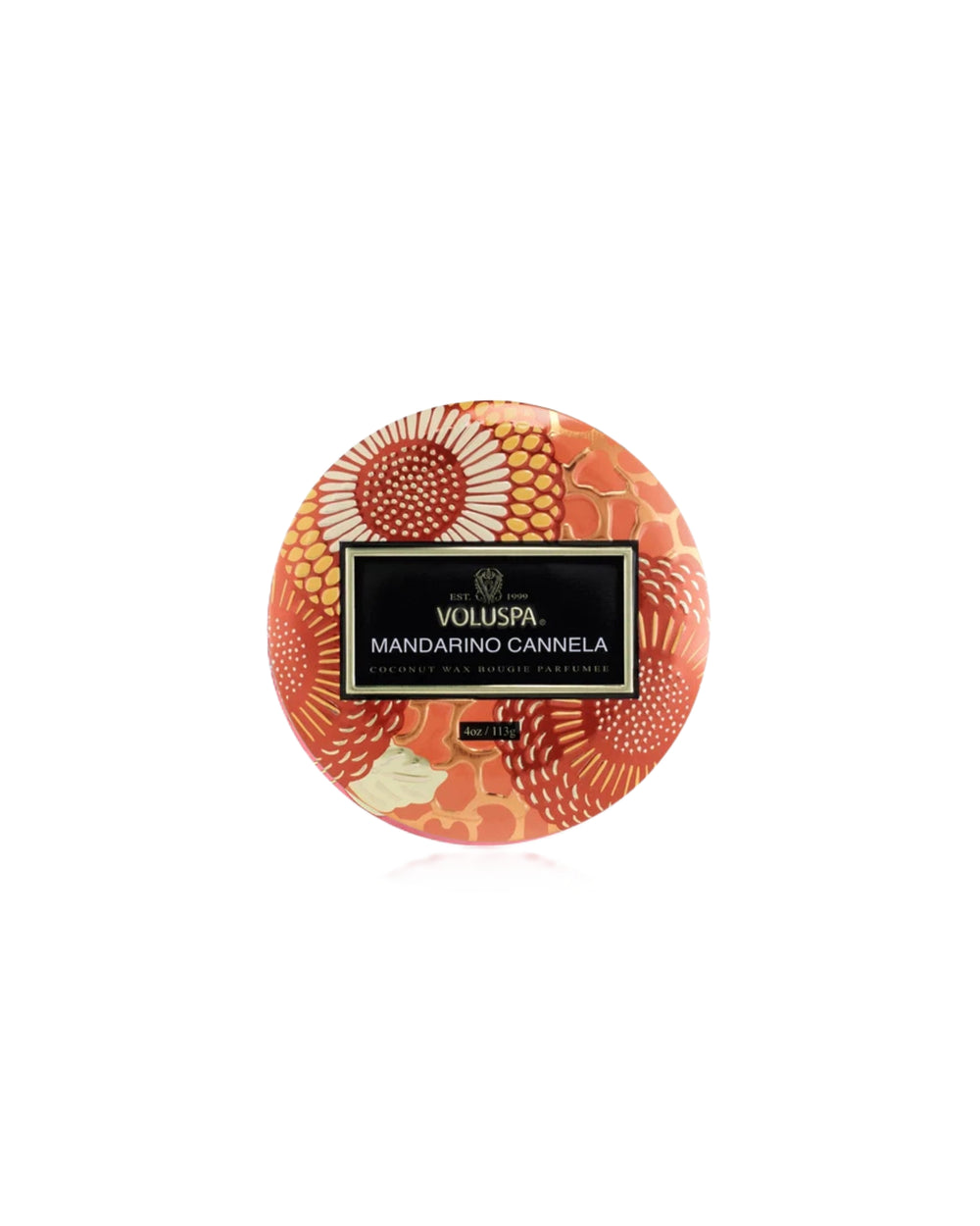 Mini Tin Candle 113g 25tim Mandarino Cannela