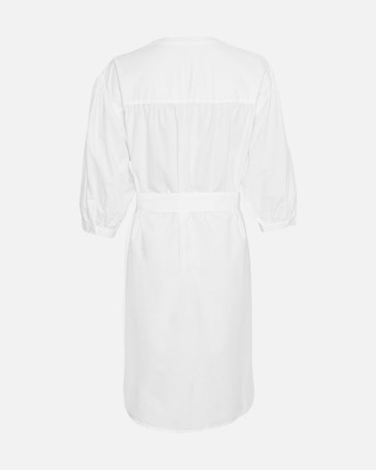 Abiella 3/4 Shirt Dress Bright White