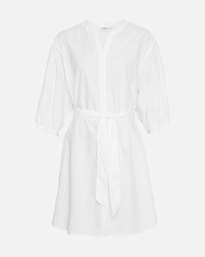 Abiella 3/4 Shirt Dress Bright White
