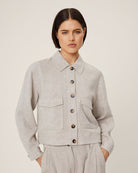 MSCH Copenhagen Jovene Ginia Jacket Sand - hvittrad.no