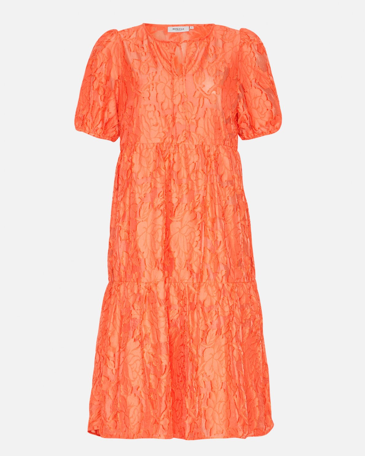 Pave SS Dress Persimmon