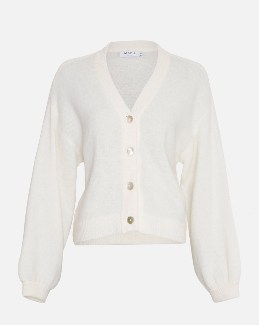 MSCH Copenhagen Petrinelle Hope Cardigan Egret - hvittrad.no
