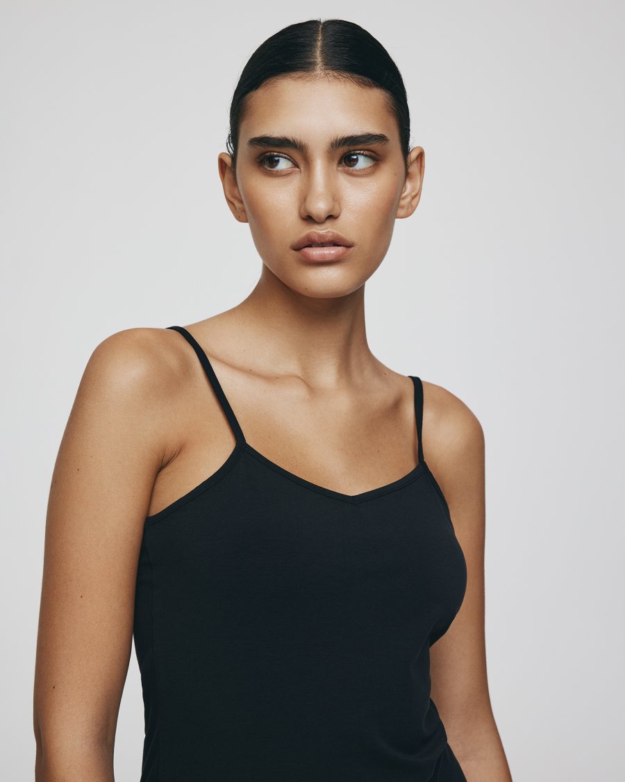 MSCHBetrina Strap Top Black
