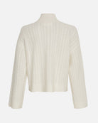 MSCH Copenhagen Blithe Hope Zip Cardigan Egret - hvittrad.no
