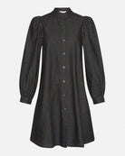 MSCH Copenhagen Elena Shirt Dress Black Wash - hvittrad.no