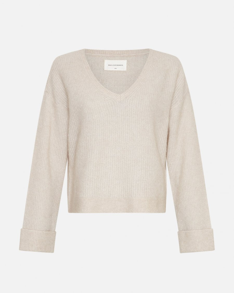 MSCH Copenhagen Evonna Nenaya V Pullover Peyote - hvittrad.no