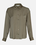 MSCH Copenhagen Sandeline Maluca Shirt Mulled Basil - hvittrad.no