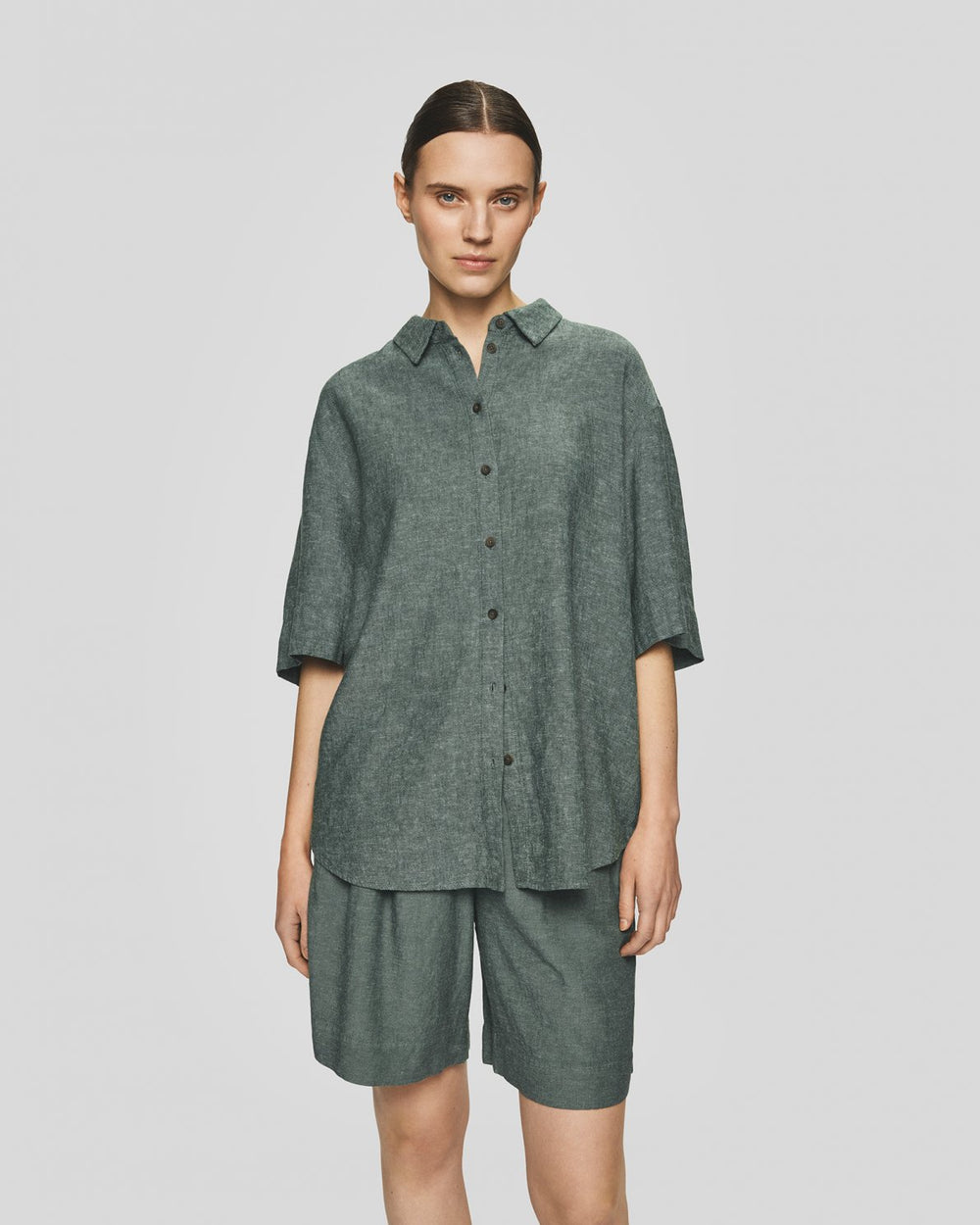 MSCHViana Ginia HW Shorts Laurel W Melange